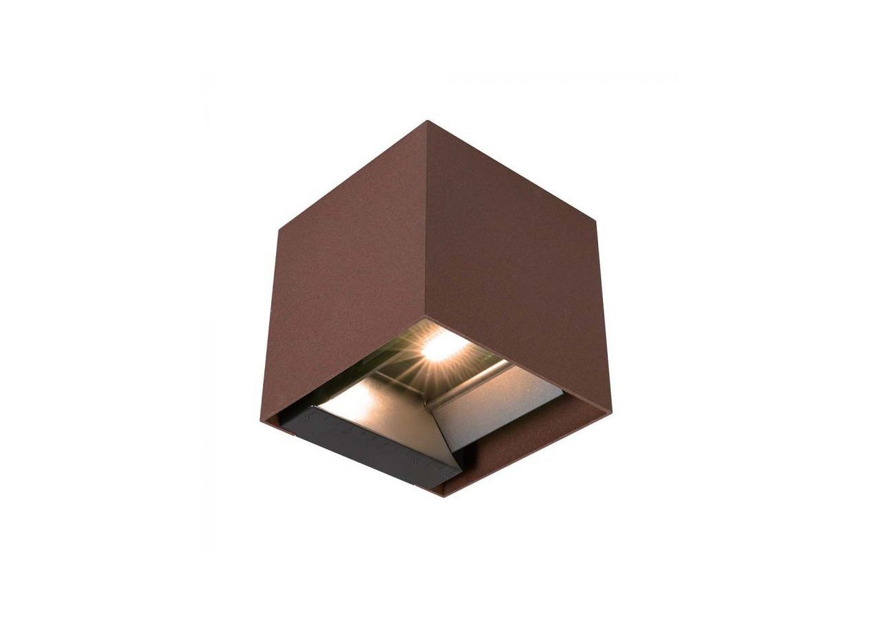 Vt-11109 9w cob led applique murale solaire avec capteur pir 3000k corps corten ip65- 11888 - V-tac
