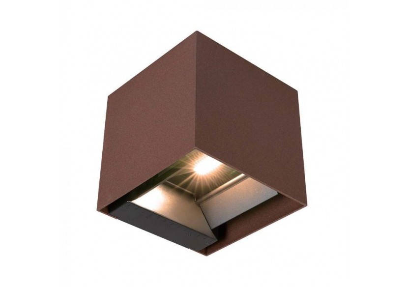Vt-11109 9w cob led applique murale solaire avec capteur pir 3000k corps corten ip65- 11888 - V-tac