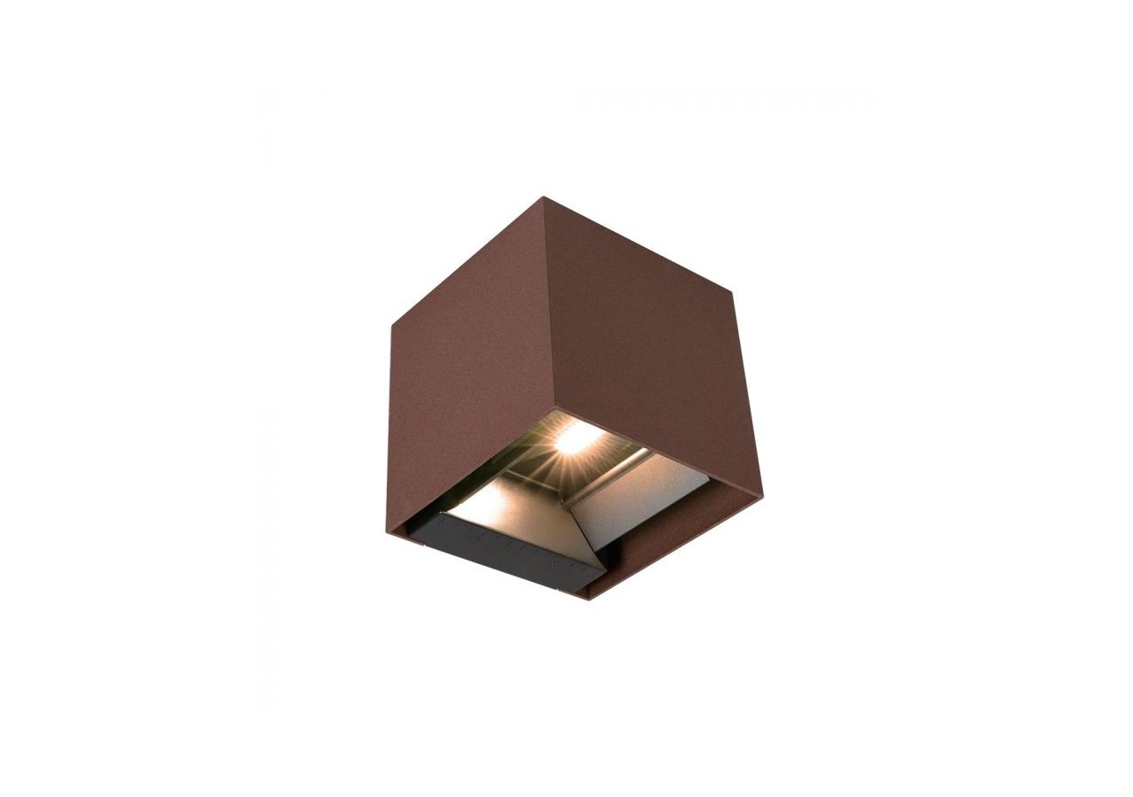 Vt-11109 9w cob led applique murale solaire avec capteur pir 4000k corps corten ip65- 11889 - V-tac