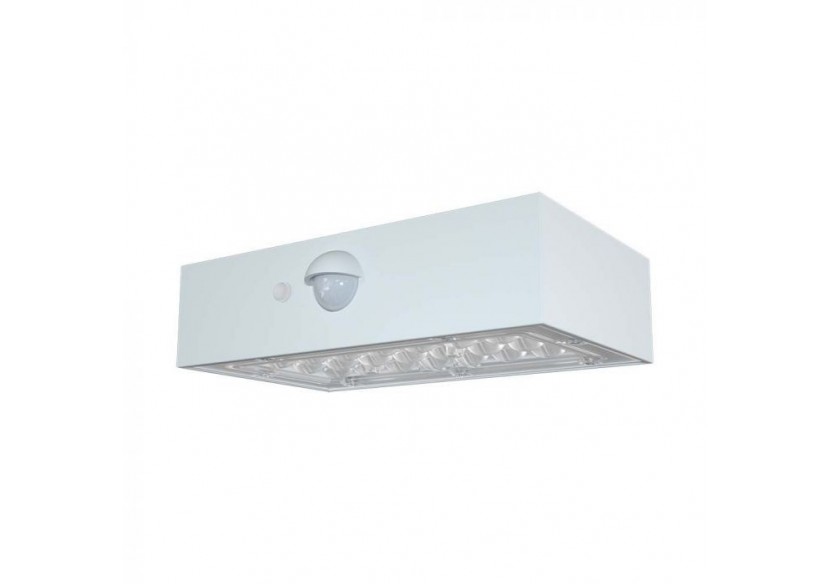 Vt-403 3w led solaire applique-brique 350lm batterie au lithium 3.7v 1200mah 4000k + 3000k blanc- 10306 - V-tac