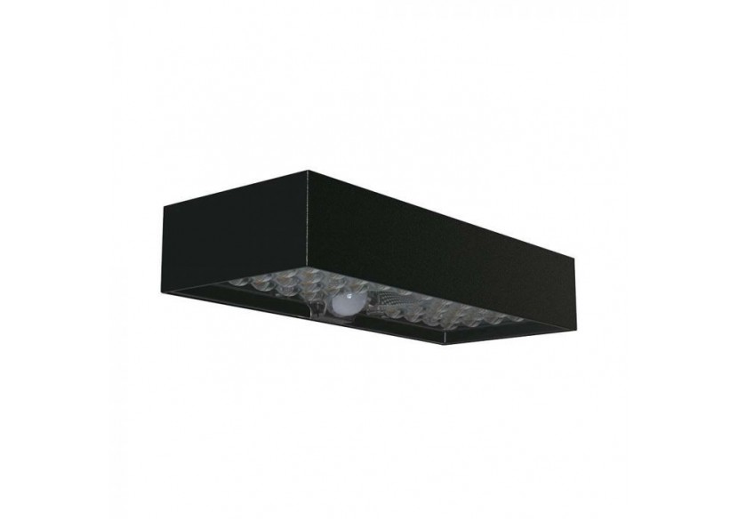 Vt-406 6w led applique murale solaire brique batterie au lithium 3.7v 3000ma 4000k noir- 10307 - V-tac