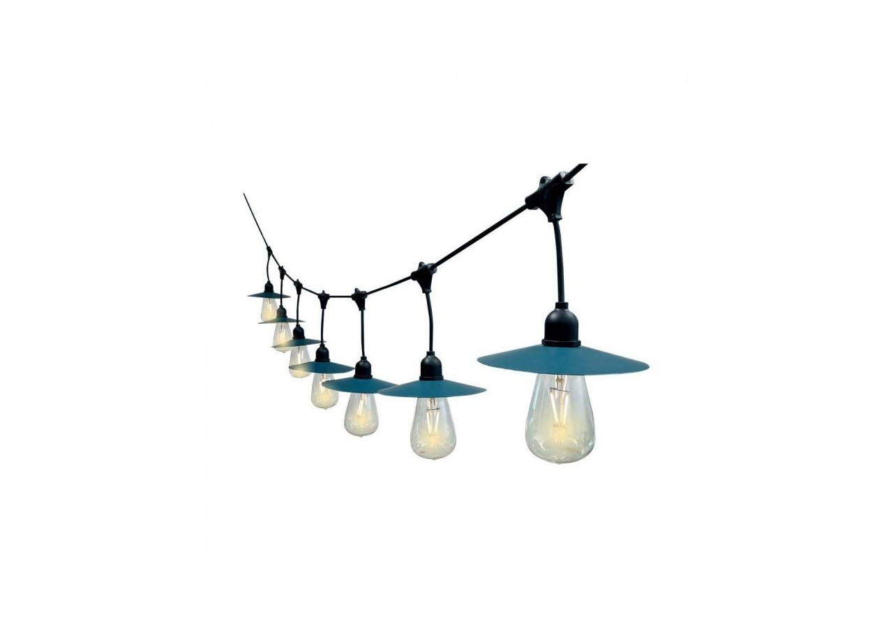 Guirlande lumineuse solaire led 3w, Vt-715s, 15 pièces, ampoule unique, longueur 15m- 23034 - V-tac