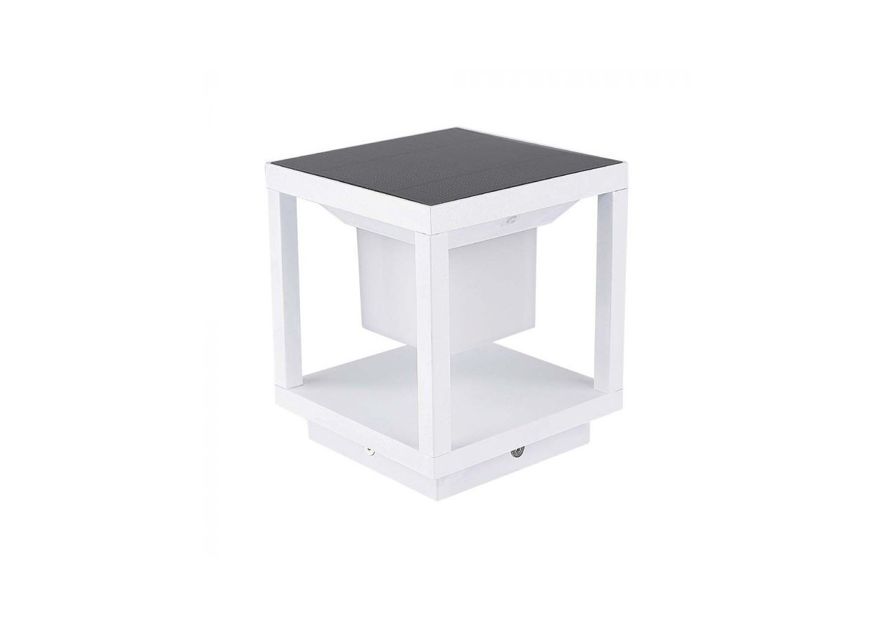 Pilier solaire LED Vt-11022, corps blanc 3000k- 6806 - V-tac