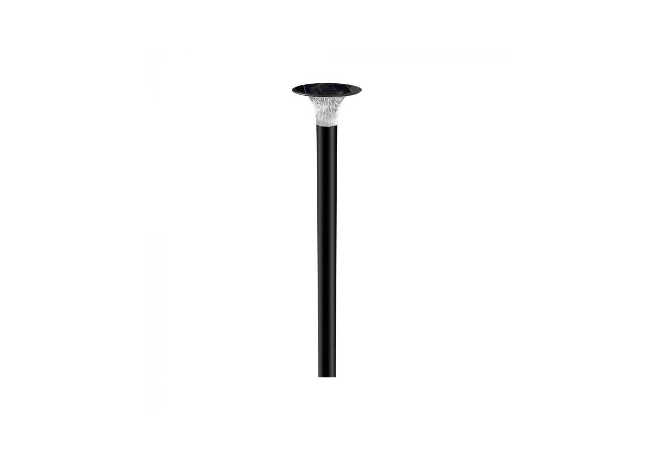 Vt-413 15w led chemin solaire lumière-diamant 2200lm lifepo4 batterie 3.2v 6000mah6000k + 4000k noir- 23006 - V-tac