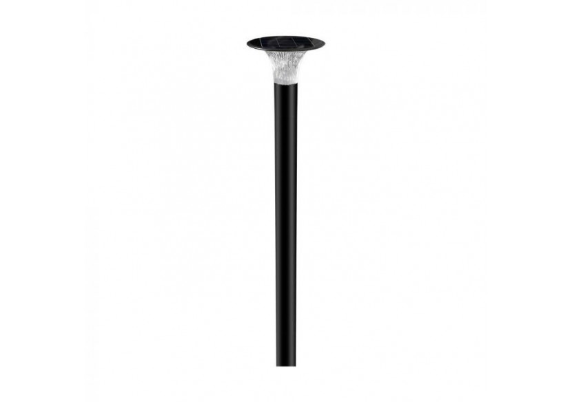 Vt-413 15w led chemin solaire lumière-diamant 2200lm lifepo4 batterie 3.2v 6000mah6000k + 4000k noir- 23006 - V-tac