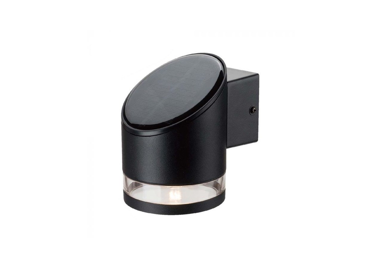 Vt-1138 lampe solaire murale à led 1w smd 3000k corps noir ip54- 10384 - V-tac