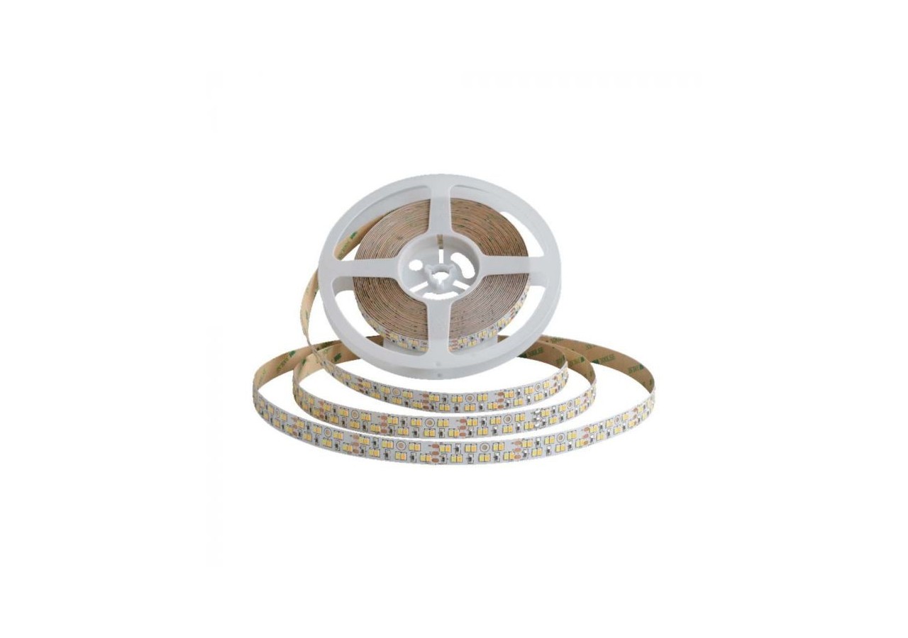 Vt-2835 240 21w bande lumineuse led 3en1 ip20 24v 15mm blanc double pcb(5m/rouleau)(prix par m)- 10554 - V-tac