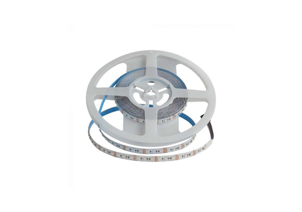 Vt-3535 120 12w bande lumineuse led rgb ip20 24v 8mm blanc double pcb(5m/rouleau)(prix par m)- 10556 - V-tac