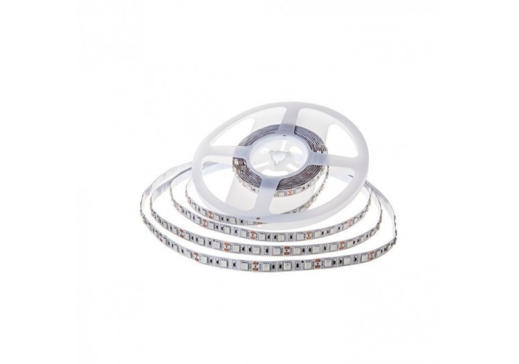 Vt-5050-60 Bande lumineuse led 10,8w/m 6400k ip20 12v (5m/rouleau)(prix par m)- 2609 - V-tac