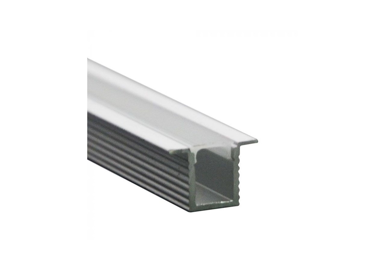 Vt-8137 kit de montage avec diffuseur pour bande led encastrée 2000mm- 2904 - V-tac