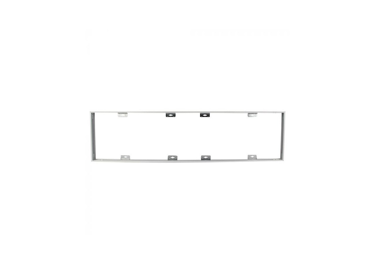 Cadre aluminium 1200x300mm avec vis fixe diy - blanc- 8158 - V-tac