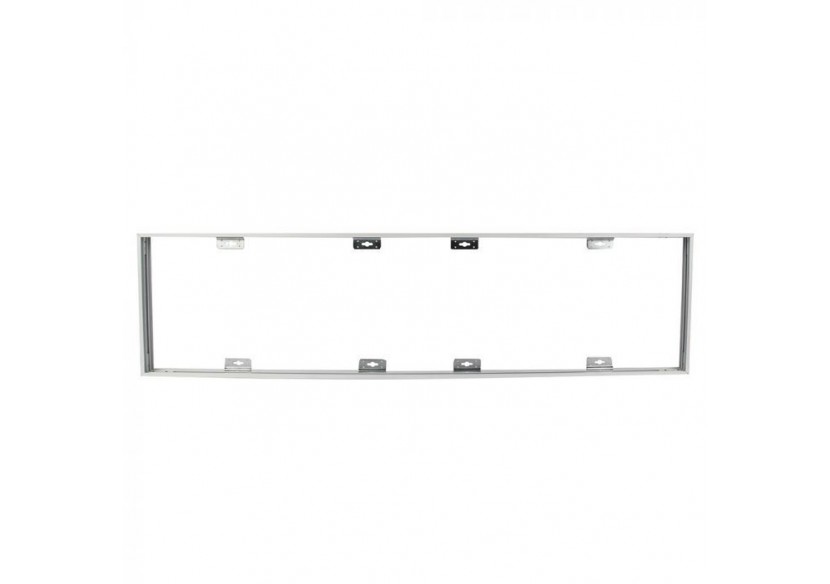 Cadre aluminium 1200x300mm avec vis fixe diy - blanc- 8158 - V-tac