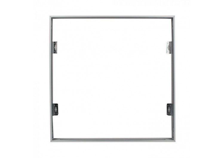Cadre en aluminium(600x600mm)avec vis diy -blanc- 8156 - V-tac