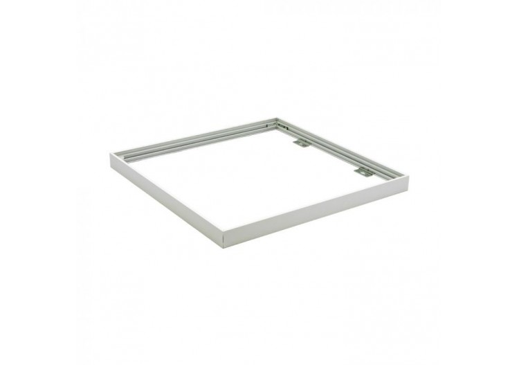 Cadre en aluminium(622x622mm)avec vis diy -blanc- 8157 - V-tac