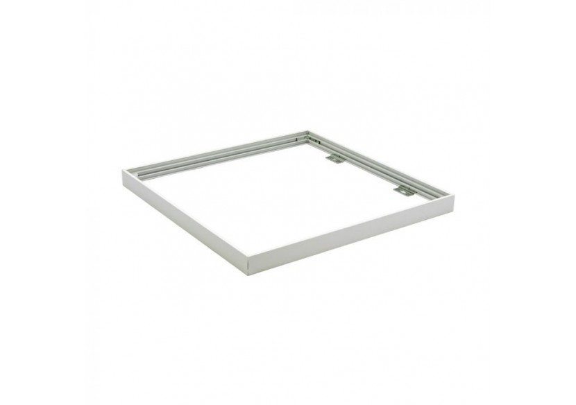 Cadre en aluminium(622x622mm)avec vis diy -blanc- 8157 - V-tac