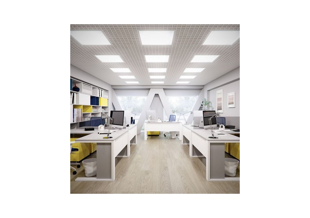 Vt-645-1 panneau LED 45w 600x600 puce samsung 6400k 5 ans de garantie- 20420 - V-tac