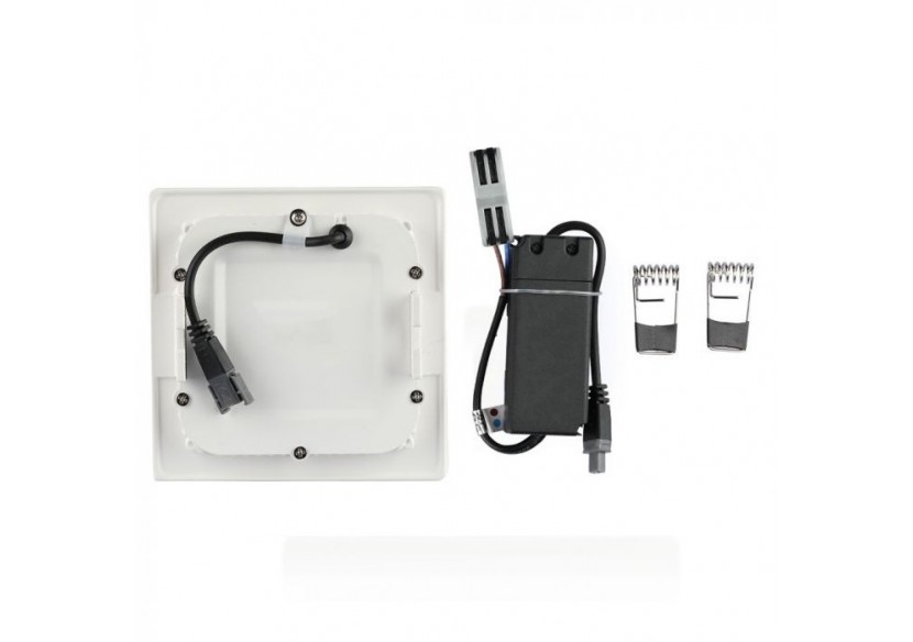 Vt-612sq 12w panneau LED premium puce samsung 3000k carré- 709 - V-tac Vt-612sq 12w panneau LED premium puce samsung 3000k carré- 709 - V-tac