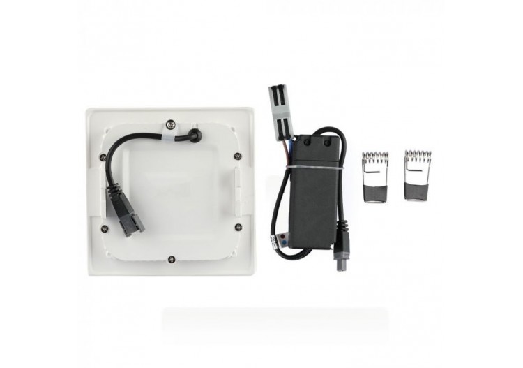 Vt-618sq 18w panneau LED premium puce samsung 6400k carré- 717 - V-tac