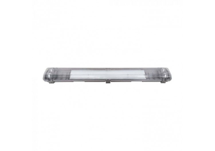 Vt-12004 t8 wp raccord de lampe 2x60cm avec joint hermétique en métal ip65- 7883 - V-tac