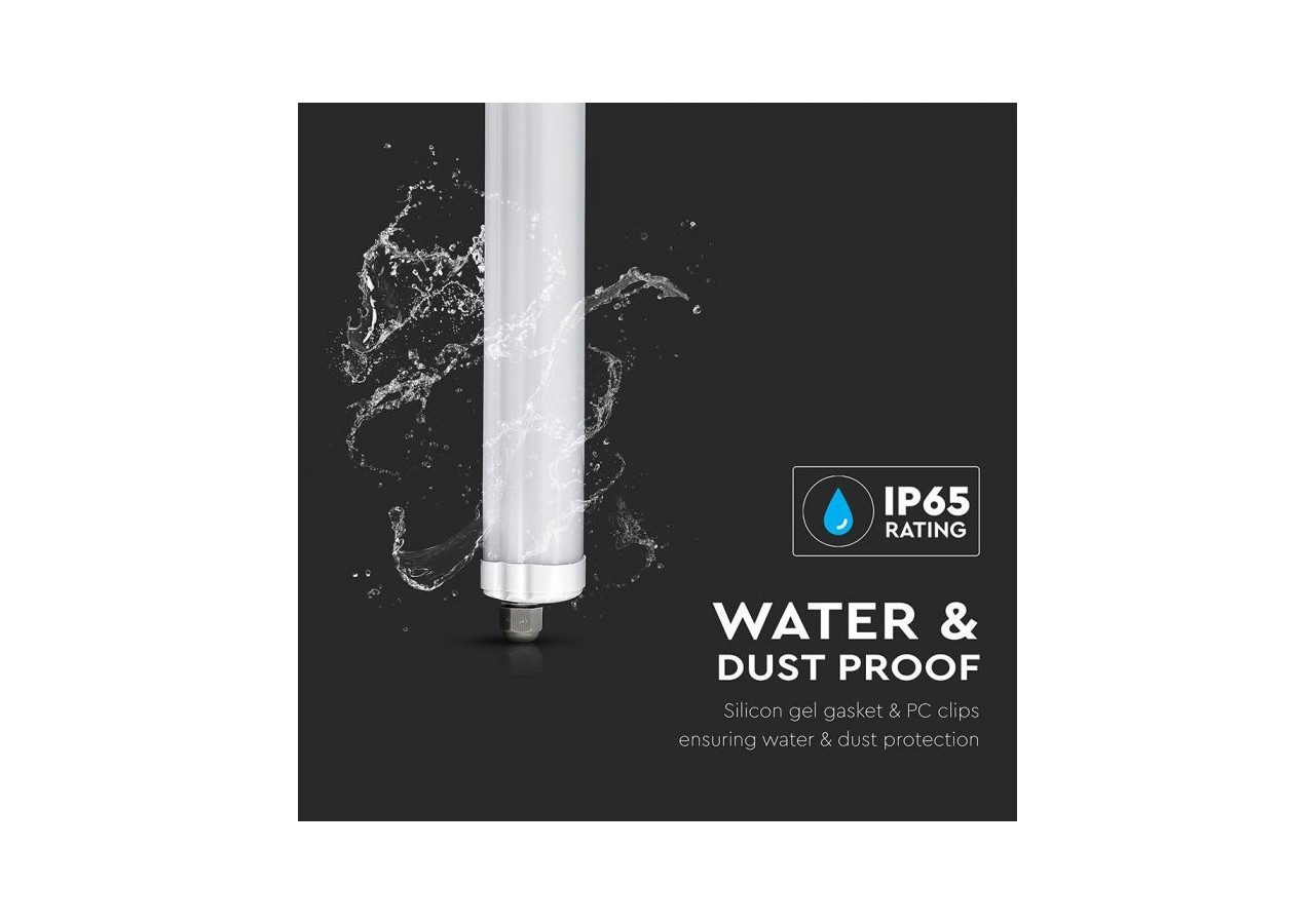 Vt-180 60 W LED raccord étanche 180 cm puce Samsung 6400 K 5 ans de garantie- 681 - V-tac