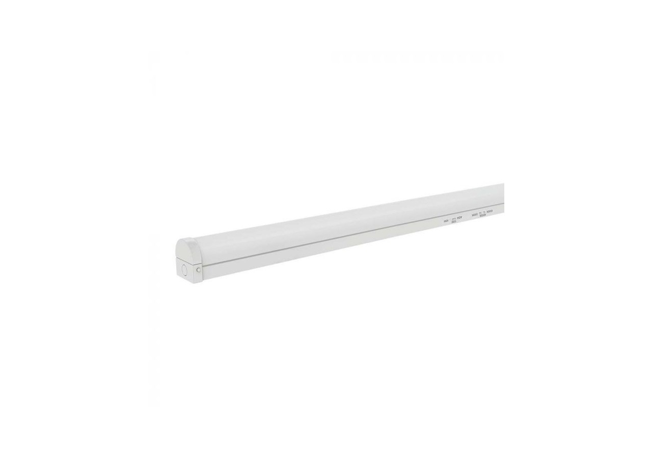 Capteur de montage de latte led Vt-4006se 40w/50w/60w + batterie de secours 6 pieds, puce samsung cct 3 en 1 135lm/w V-tac