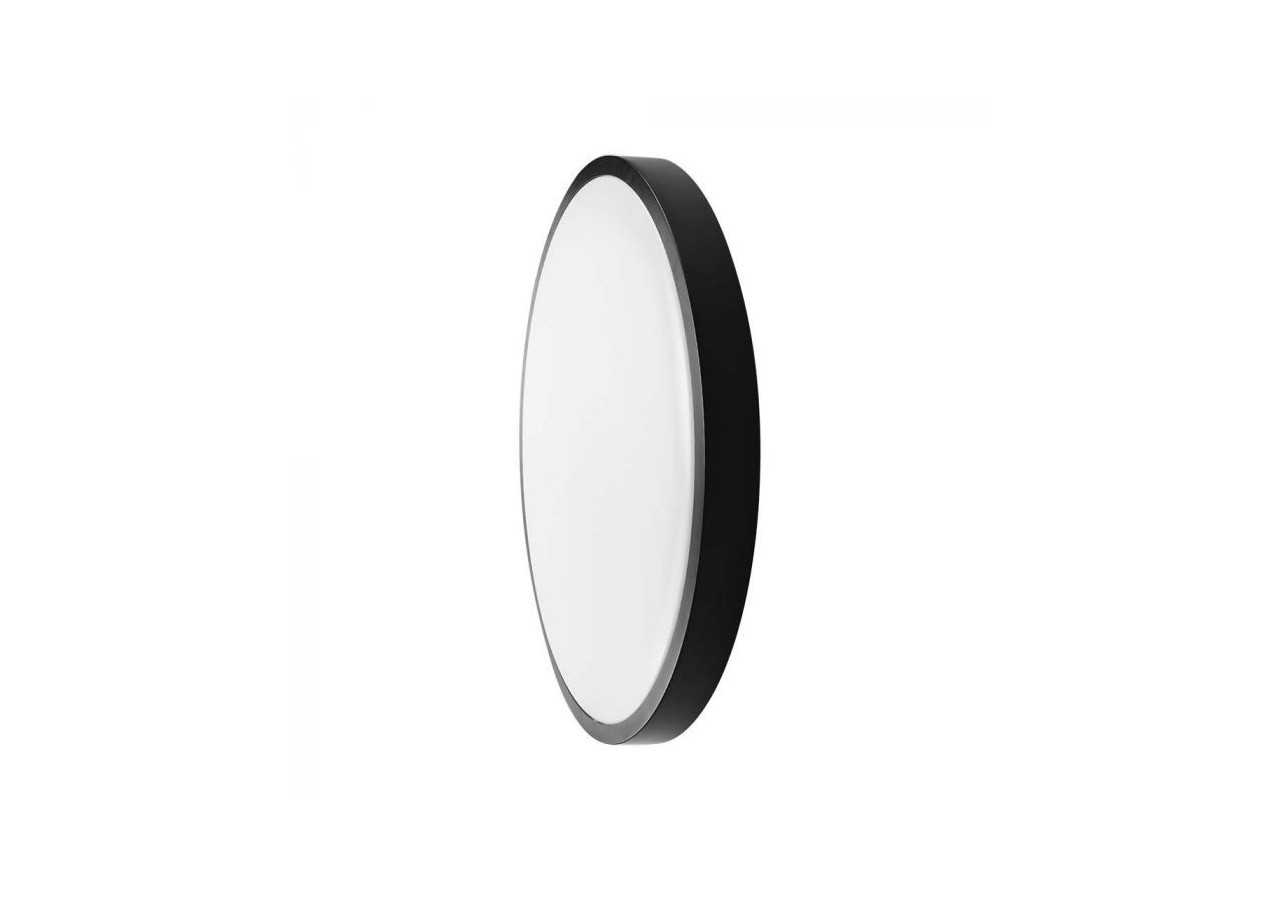 Vt-8618 18w plafonnier led 3000k cadre noir rond ip44- 76331 - V-tac