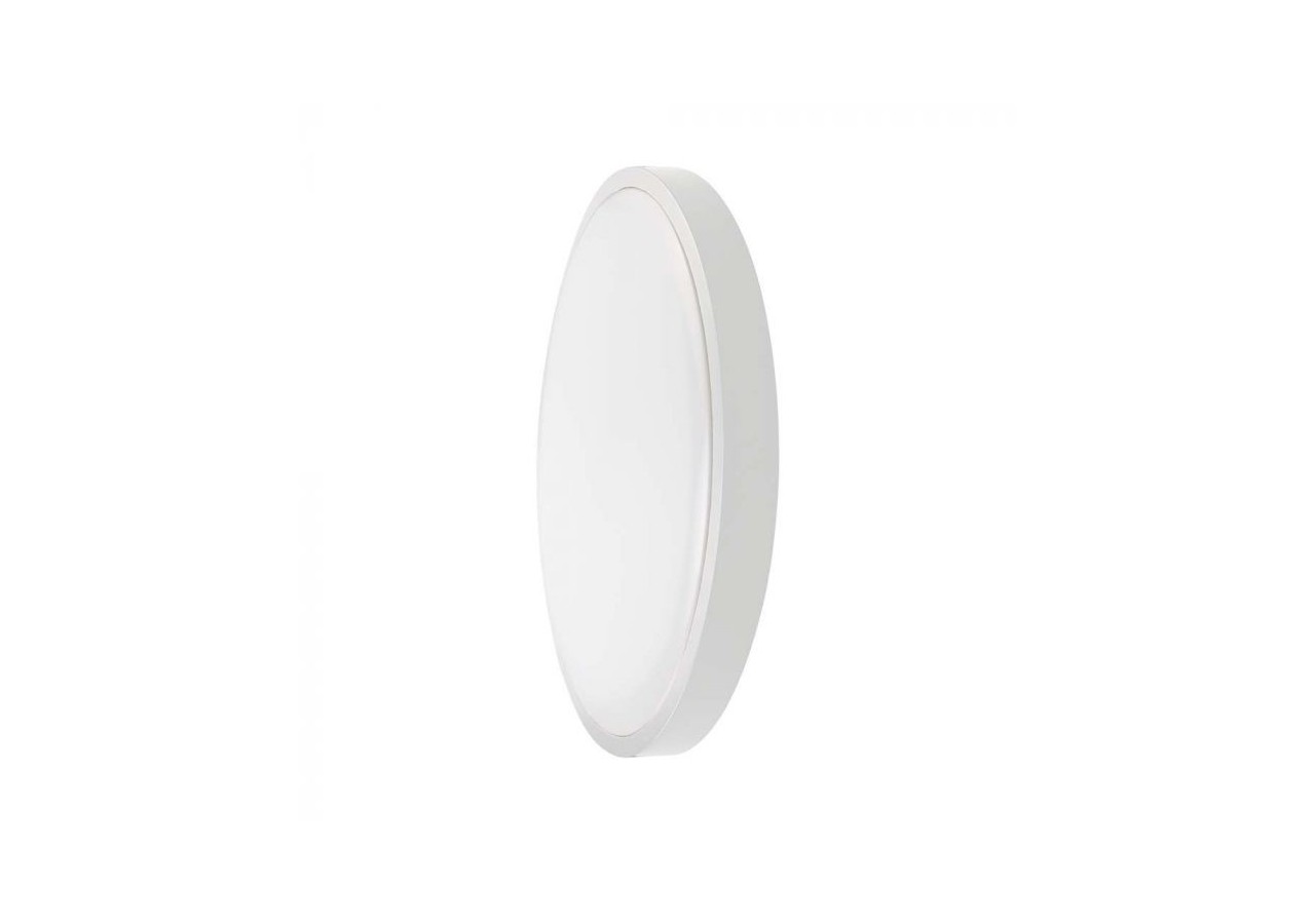 Vt-8618s 18w led dôme lumière capteur micro-ondes 3000k cadre blanc rond ip44- 76591 - V-tac