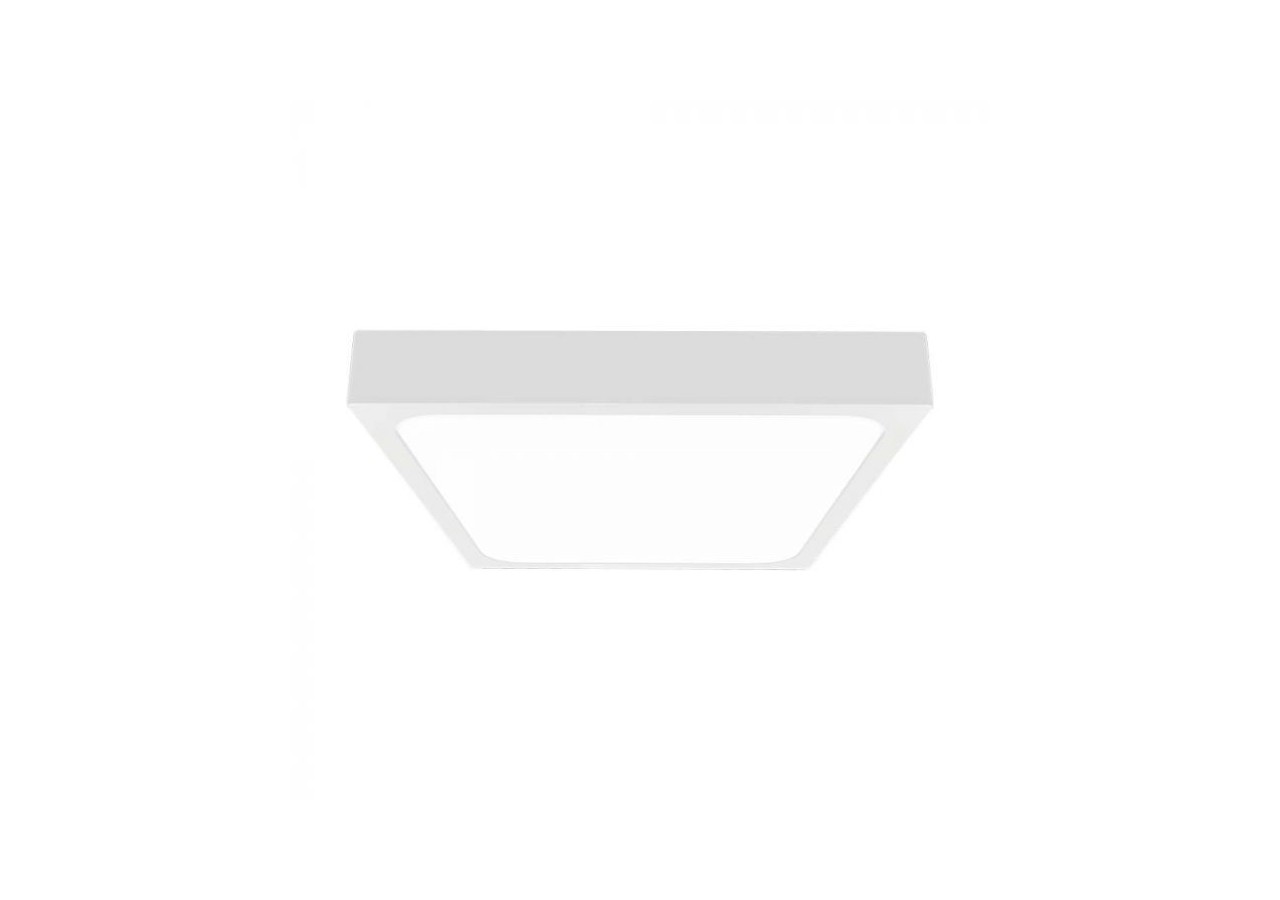Vt-8618 18w plafonnier led 6500k cadre blanc carré ip44- 7626 - V-tac