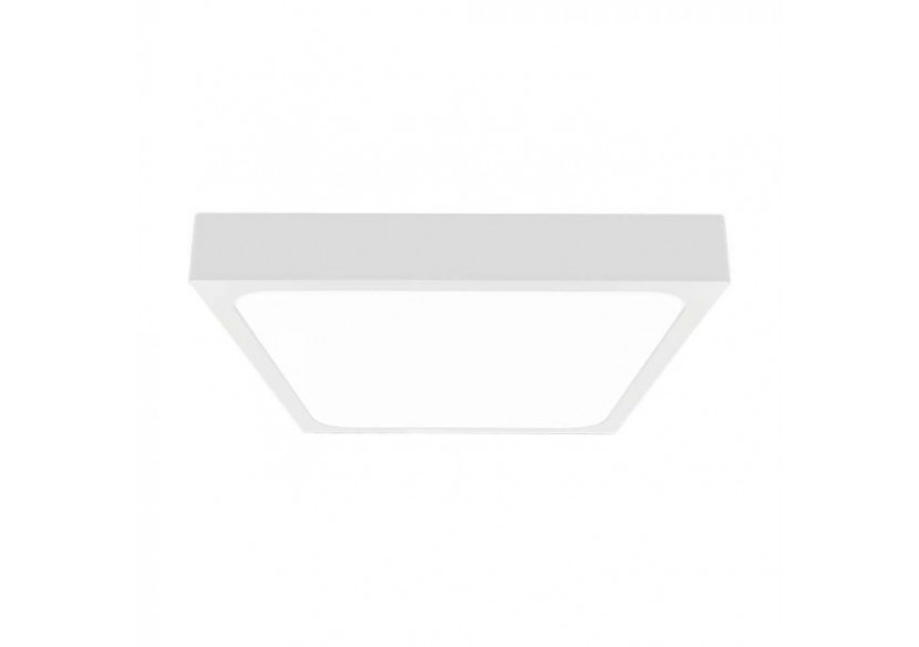 Vt-8630 30w plafonnier led 6500k cadre blanc carré ip44- 7632 - V-tac