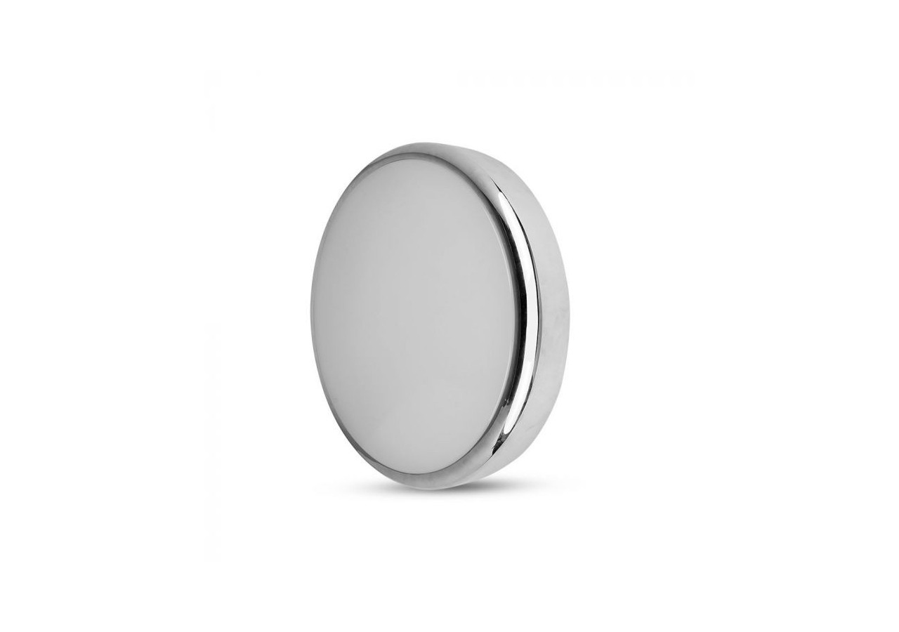 Plafonnier LED Vt-24 20 W, puce Samsung CCT : 3 en 1, chrome, IP65, 5 ans de garantie- 20097 - V-tac