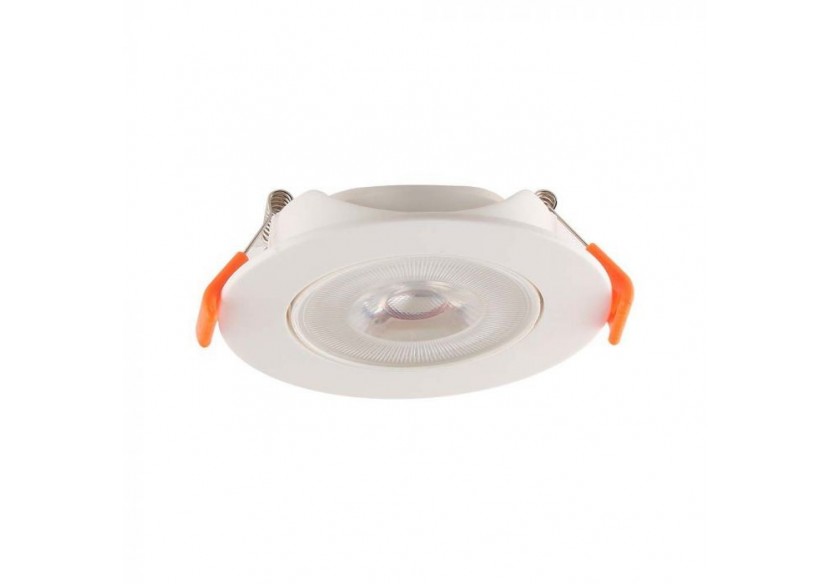 Vt-7007 projecteur plastique led 7w samsung chip-rd 3000k corps blanc- 23182 - V-tac