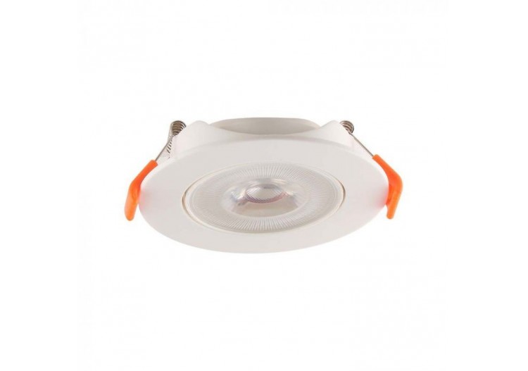 Projecteur LED en plastique Vt-7007 7wSamsung chip-rd 6400k corps blanc- 23184 - V-tac