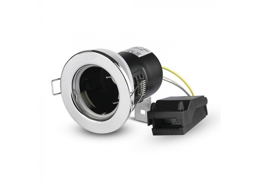 Vt-701 gu10 downlight fixe coupe-feu ip20-chrome- 3682 - V-tac