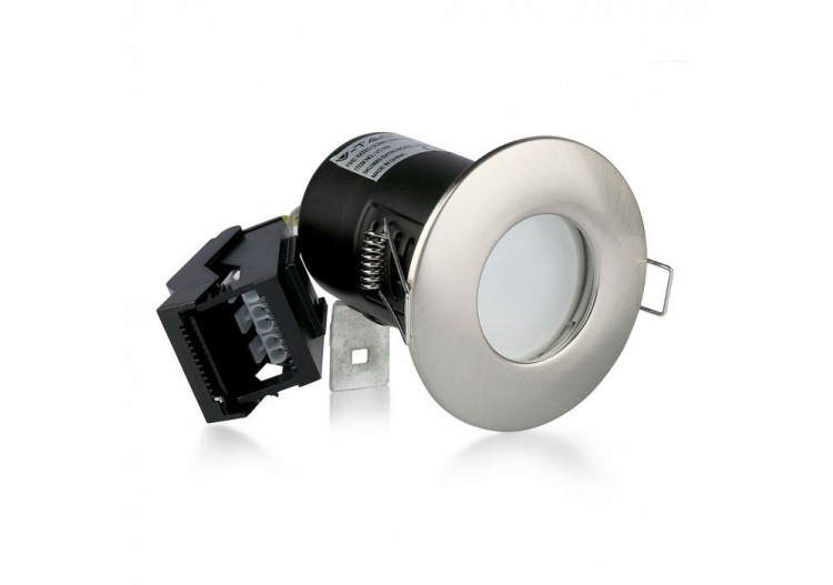 Vt-702 gu10 downlight classé au feu ip65-chrome- 3685 - V-tac