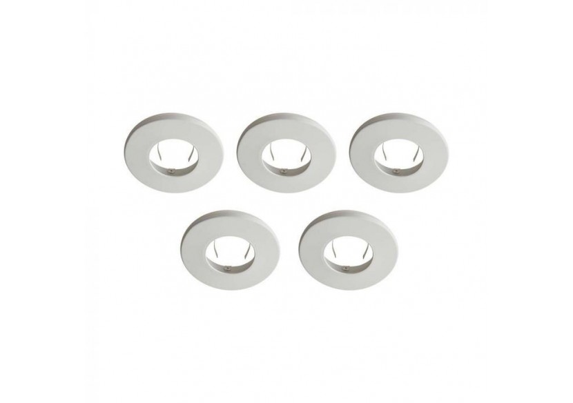 Lunette Vt-703 pour downlight coupe-feu push et lock blanc ip20 5 pièces/paquet- 11277 - V-tac