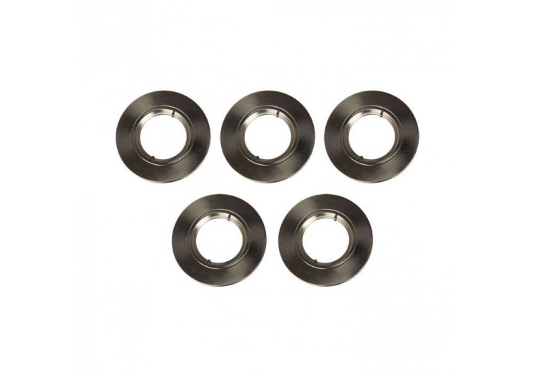 Collerette pour downlight coupe-feu-nickel satiné ip65 5pcs/pack- 11237 - V-tac