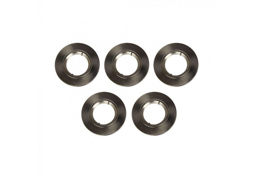 Collerette pour downlight coupe-feu-nickel satiné ip65 5pcs/pack- 11237 - V-tac