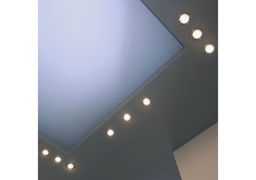 Downlight Vt-703 gu10 avec corps épais et serrure twist and lock-nickel- 8917 - V-tac