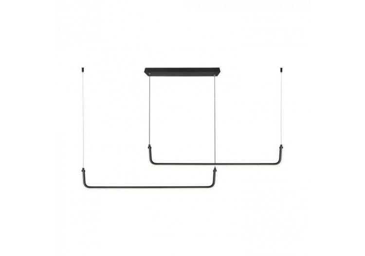 Vt-7770 24w led suspension design 4000k noir- 6941 - V-tac