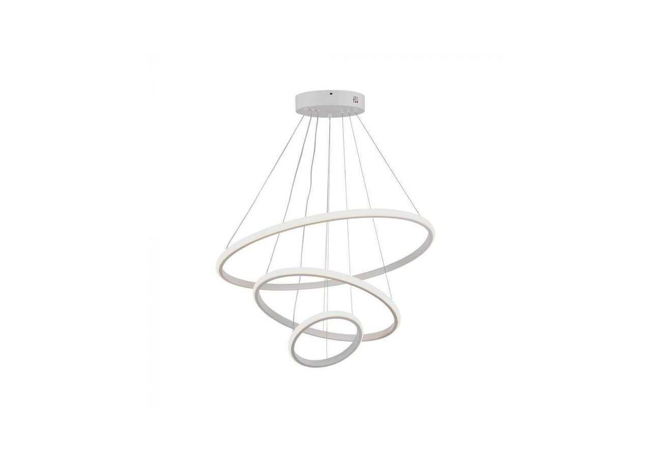 Lampe décorative suspendue led Vt-7816 d:600+d:400+d:200 corps blanc 3000k- 8018 - V-tac