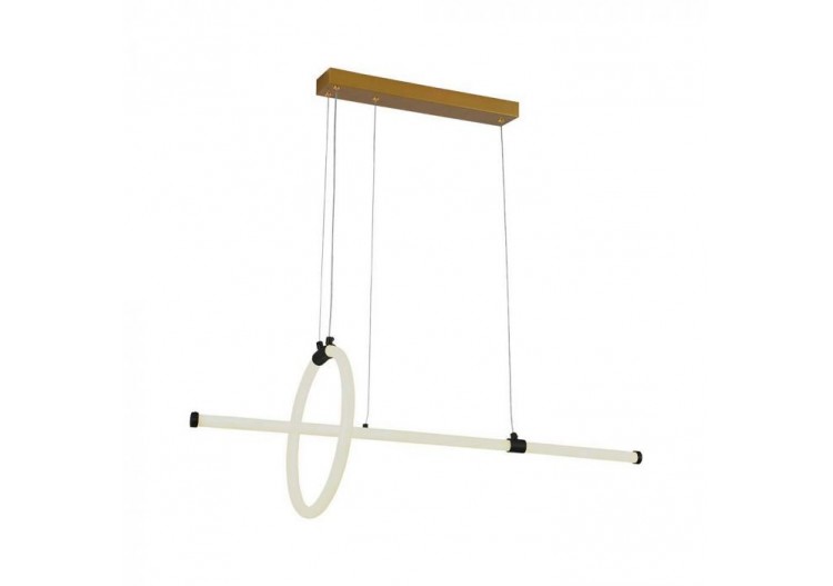 Vt-7818 lampe led décorative à suspendre l860xw300 3000k corps noir- 8022 - V-tac