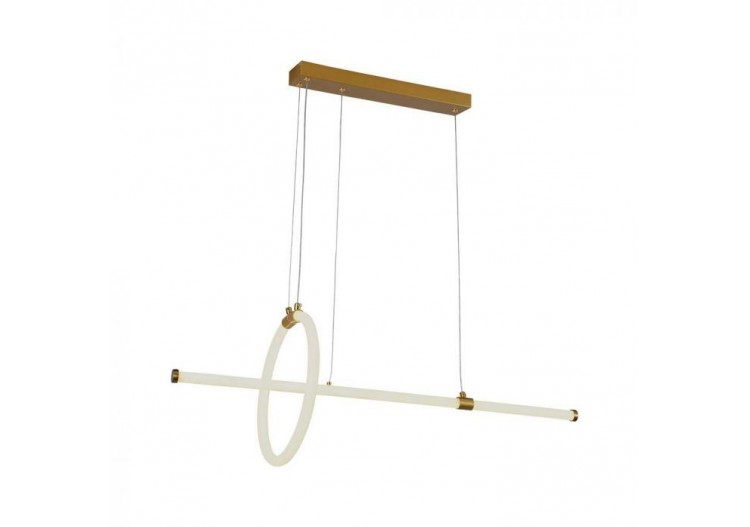 Vt-7818 lampe led décorative à suspension l860xw300 3000k peinture corps or- 8023 - V-tac