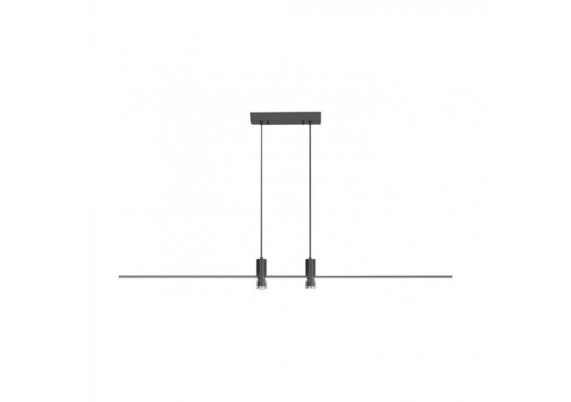 Vt-7827 suspension led 19w (80x100cm) 3000k corps noir- 10060 - V-tac