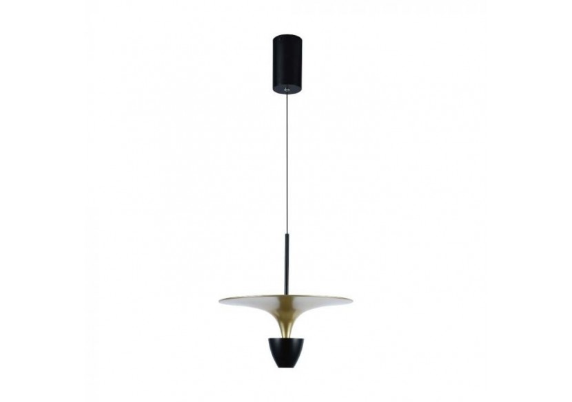 Vt-7832 lampe à suspension led 9w 30x320x100cm code couleur : 4000k noir+corps or- 10085 - V-tac