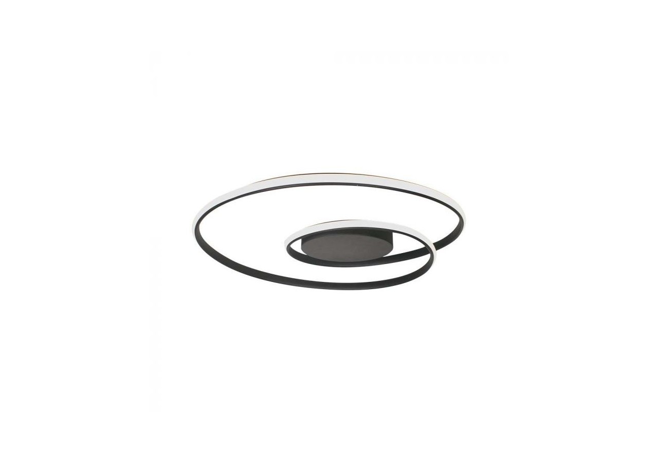 Vt-7911 48w led plafonnier en métal d600xh50mm 3000k corps noir triac dimmable- 14990 - V-tac