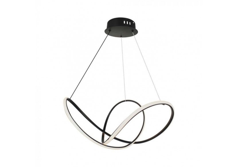 Vt-7919 49w suspension décorative led l:70xh120cm 3000k corps noir- 15340 - V-tac
