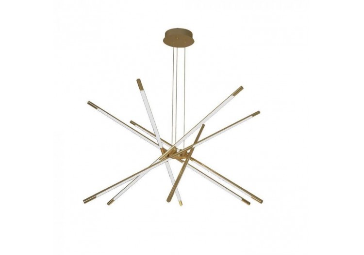 Vt-7922 42w suspension décorative led l:85xh31xh120cm corps or 3000k- 15343 - V-tac