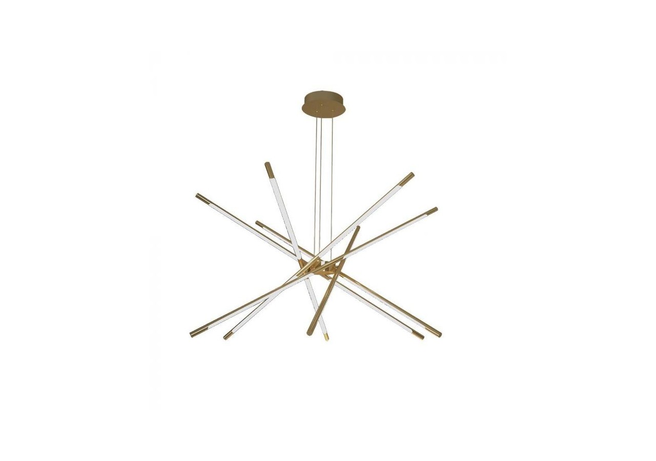 Vt-7922 42w suspension décorative led l:85xh31xh120cm corps or 3000k- 15343 - V-tac