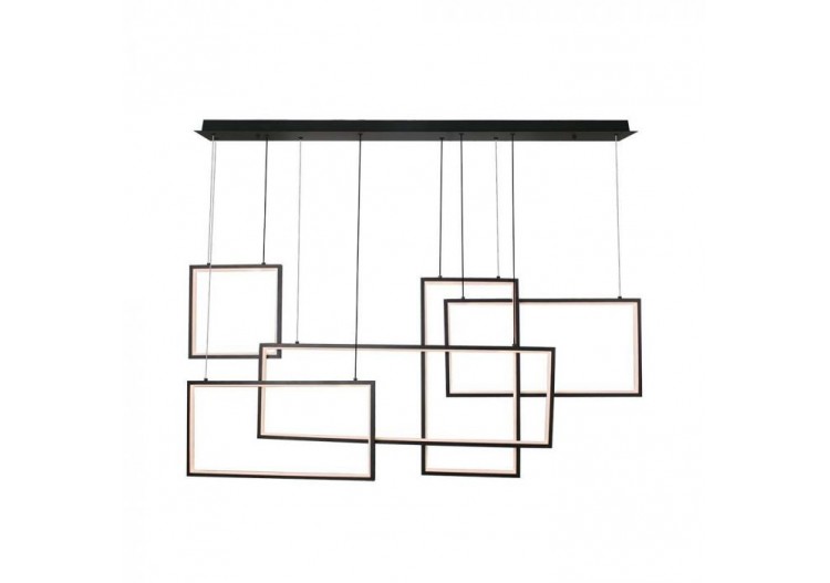 Vt-7923 45w led suspension décorative l120xh50xh160cm 3000k corps noir- 15344 - V-tac