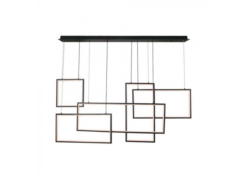 Vt-7923 45w led suspension décorative l120xh50xh160cm 3000k corps noir- 15344 - V-tac